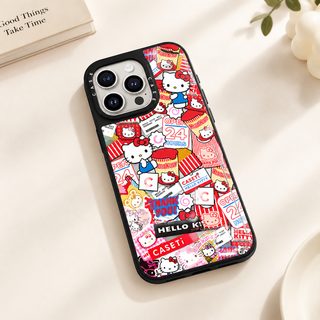 스마트폰용 고양이 캐릭터 아크릴 미러 하드 케이스 자석형 선택