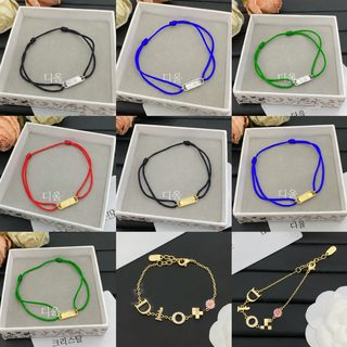 디네 CD 알파벳 팔찌 돼지 코 심플 경사 소규모 고급 개성 패션 트렌드 심플 여성 팔찌