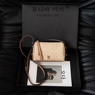 크로스보더 코네 c가 보스턴 여성 가방 빈티지 올드 플라워 미니 패션 휴대