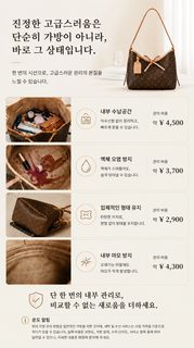 토트백 미드백 내담 수납용 Book Tote 초경량 안감 비단면 분리 내부 가방 내