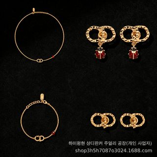 공장 도매 D가 26년 신상품 칠성 무당벌레 CD 자모 목걸이 팔찌 귀걸이 여경