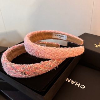 핑크 프리미엄 소향풍 모직 짜임 머리카드 머리띠 여성 왕홍 2023 신형 고두