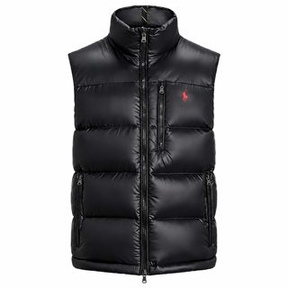 남녀공용 하이넥 덕다운 패딩 조끼 겨울 데일리 베스트