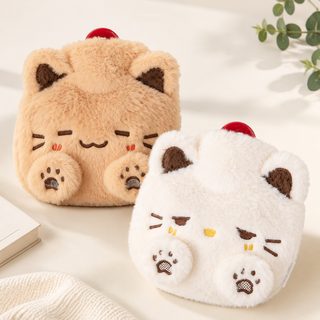고양이 인형 온수주머니 350ml 겨울 손난로 복부 찜질팩
