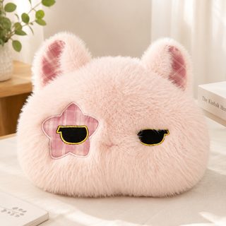 별무늬 고양이 충전식 온수주머니 손난로 탈부착 세탁 털커버
