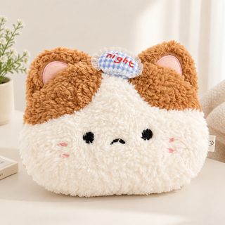 고양이 인형 충전식 온수 찜질팩 손난로 복부 찜질용