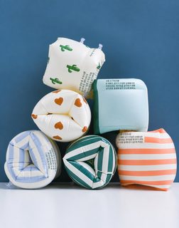 성인용 두꺼운 에어 팔튜브 수영장 물놀이 암링 24×19cm 플로팅 부표