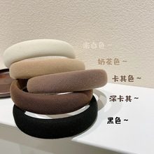 한국식 머리끈 기초 고무줄 갈색 계열 대지색 사문 묶음 머리끈 밑단 헤어링 단색 머리장식