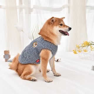 코키파두비곰 강아지 고양이 플리스 벨벳 조끼 가을 겨울 보온 반려동물 의