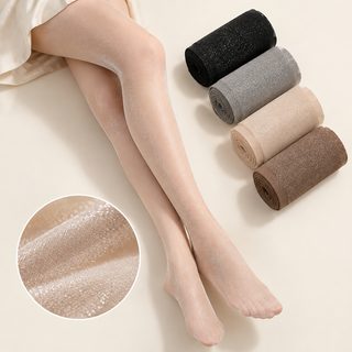펄 스타킹 여성 여름 얇은 스타킹 도매 체크 방지 실크 실크 말기름 밝은 팬