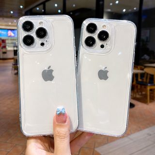 애플 17promax 투명 휴대전화 케이스 아이폰16tpu 낙하 방지 15 우주 패키지 13