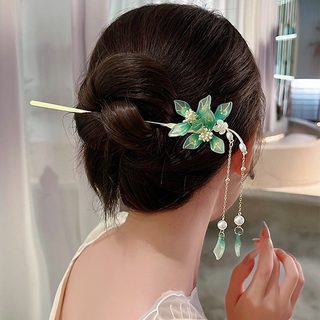 사극 머리 장식 비녀 걸음걸이 비녀 여고풍 수술 일상 복고에 치파오 반발