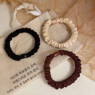 동대문 동일 주름 소장 튜브 머리끈 컬러 포니테일 고무줄 고탄 베이스 튜브