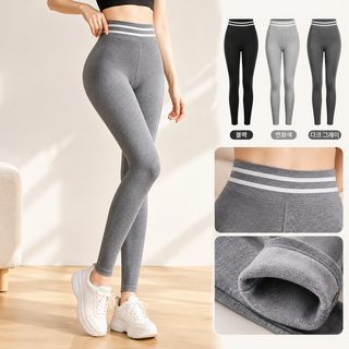 웨이상 폭발적인 3D 힙업 바지 생태면 기모 두께 레깅스 가을 겨울 요가 바