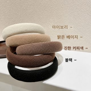 한일 강라 부단한 기초 헤어밴드 모직 심플한 어린이 성인 다치지 않는 머리 고무줄 가죽 커버 액세서리