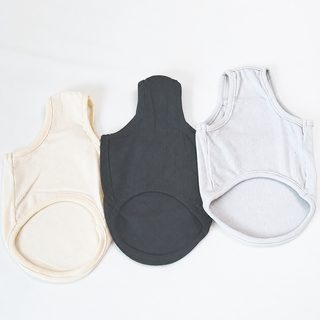 맞춤형 프렌치 고탄력 강아지 옷 여름 얇은 테디 비숑 보미 소형견 애완견 조끼 끈