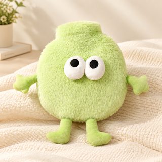 귀여운 캐릭터 봉제 미니 보온 물주머니 350ml 손 배 찜질용