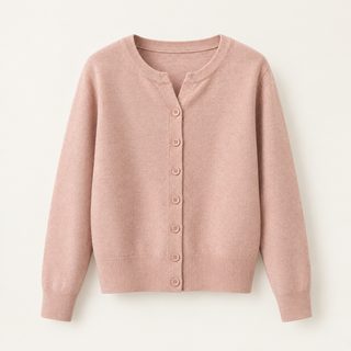 올가을 부드럽고 찰진 스킨케어 얇은 니트 카디건 여성용 V넥 넉넉한 쇼트