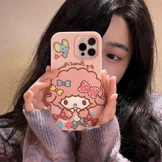 산리오 꽃따는 양 입체 실리콘 아이폰 케이스 아이폰11~15 프로·프로맥스 호