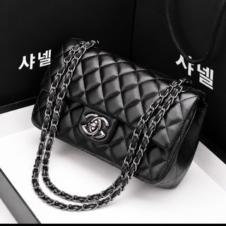 샤넬풍 여성 크로스백 다이아 퀼팅 체인 숄더백 잠금장식 데일리 미니백
