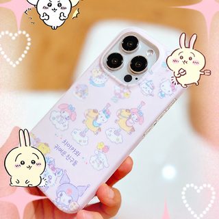 우사기 치이카와 하치와레 산리오 KT 콜라보 아이폰 TPU 보호 케이스 iPhone 15