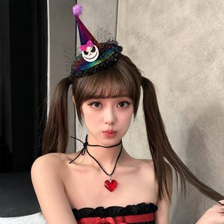 할로윈 마법 모자 머리띠 호박 해골 파티 코스튬 촬영 소품 헤어 액세서리