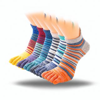 남성용 도톰한 강화 스포츠 발가락 양말 봄여름가을 면 땀흡수 발냄새 방지