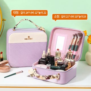 마카롱 투톤 콤비네이션 파우치 파우치 고용모치 수납팩 파우치 휴대용 동