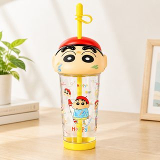 입체 캐릭터 트라이탄 빨대컵 500ml 어린이 학생용 물컵