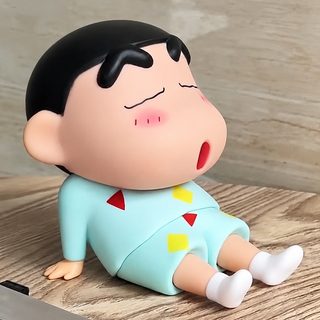 크로스보더 짱구 핸드폰 스탠드 핸드폰 좌석 피규어 데스크톱 장식품 모형