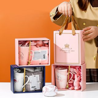 동반자 선물 완제품 세트 창의 머그컵 선물 상자 결혼 선물 결혼식 신부 들