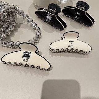 알파벳 작은 향초산 집게 상어 집게 높은 포니테일 집게 고급감 집게 머리