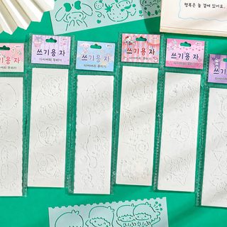 마법 손금자 시리즈 귀여운 유화봉 채색 템플릿 만화 필사 회화 펀칭 모형