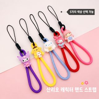 산리오 캐릭터 휴대폰 스트랩 키링 인스타 감성 귀여운 USB 손목걸이 장식