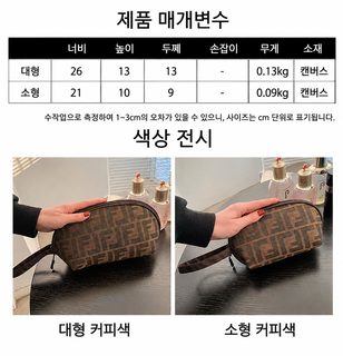 여성 캔버스 대용량 화장품 파우치 여행용 세면도구 수납백 휴대폰 수납 손