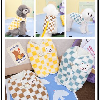 봄가을겨울 소형견 강아지 애완동물 옷 고양이 테디 비숑 치와와 조끼 23 바