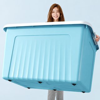 한 벌부터 가정용 옷 수납함 뚜껑 큰 저장함 장난감 수납함 옷장 수납정리