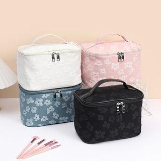 폴라로이드 tagi 휴대용 접이식 여행용 대용량 플라워 패턴 세면 파우치