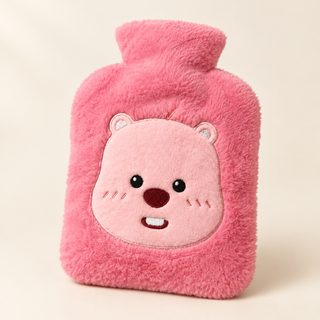 비버 봉제 커버 물주입식 보온 물주머니 손발 온수 찜질팩