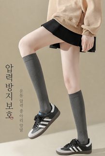 여성 가을 겨울 중목 양말 미압박 슬림핏 무봉제 항균 스포츠 루즈삭스