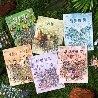 열진등 해성휘 라듐 조경 수장 스티커 가방 크로스보더 pet 창의 스티커 수
