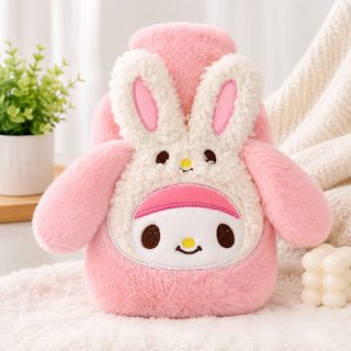 귀여운 동물 인형 커버 물주머니 1000ml 손발 보온 온수주머니