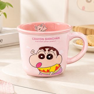 귀여운 캐릭터 도자기 머그컵 340ml 가정용 커피잔 선물용