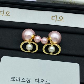 디네 CD 알파벳 돼지 코 크기 진주 귀걸이 여성 트렌드 왕홍 같은 클래식 황