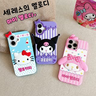 삼려구적 13용 아이폰16플러스 휴대전화 케이스 11 애플 15ProMax 캐릭터 실리