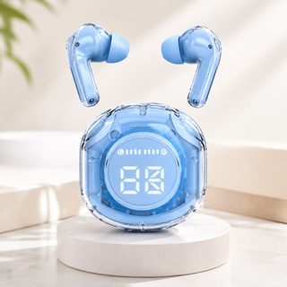 HK6 2세대 블루투스 5 3 인이어 무선 이어폰 디지털 배터리 표시