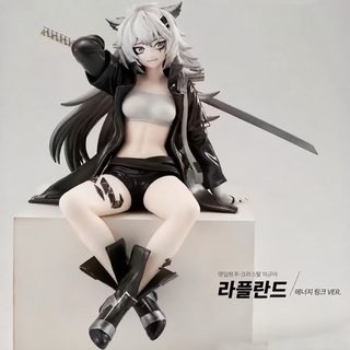 라플란드 앉은 자세 미소녀 PVC 피규어 약 14cm 장식용 2차원 캐릭터 소품