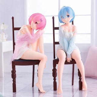 도매/대발 잠옷 렘 무의자 렘람 앉은 자세 피규어 제로부터 시작하는 이세계