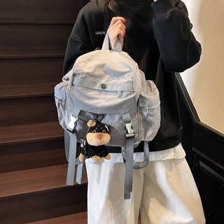 캡 백팩녀 2026 신상 캐주얼 대용량 학생 백팩 요가백 맘마미백 가벼운 등산