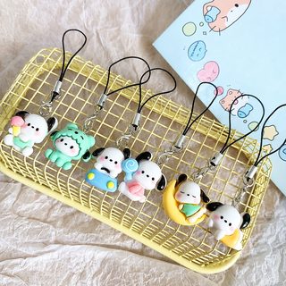 산리오 파차코 귀여운 캐릭터 핸드폰 스트랩 학생 커플 우정 선물 키링